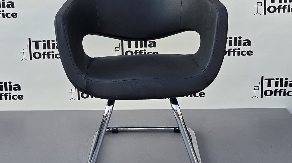 Flora Kesim Tarama Çalışma Bekleme Koltuğu Krom U Ayak